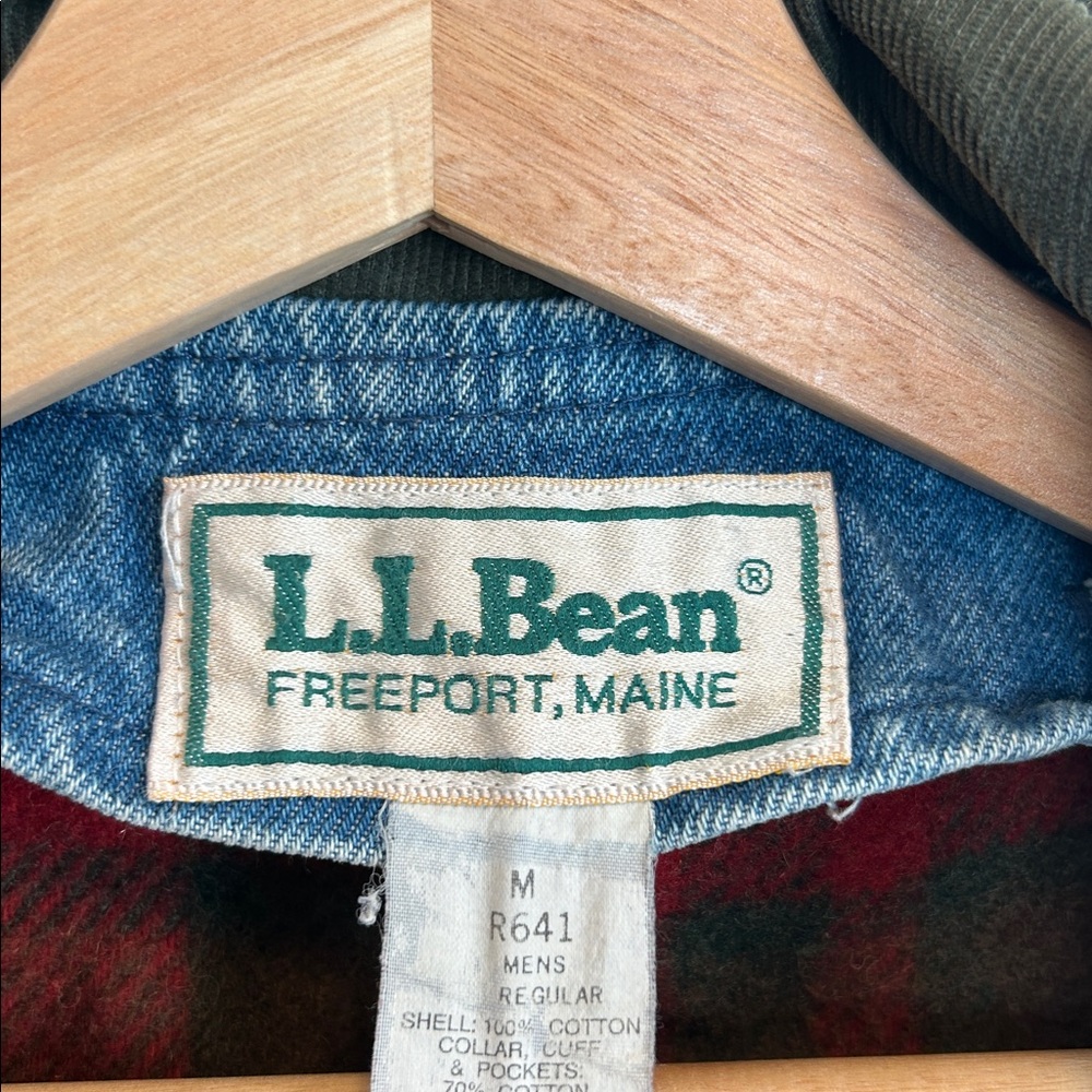 Men’s medium vintage 90s L.L. Bean Barn Chore Coat - Picture 4 of 6